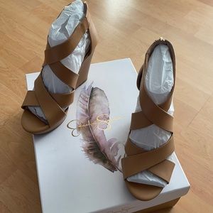 “JESSICA SIMPSON” WEDGE SANDALS